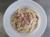 Strozzapreti panna e speck
